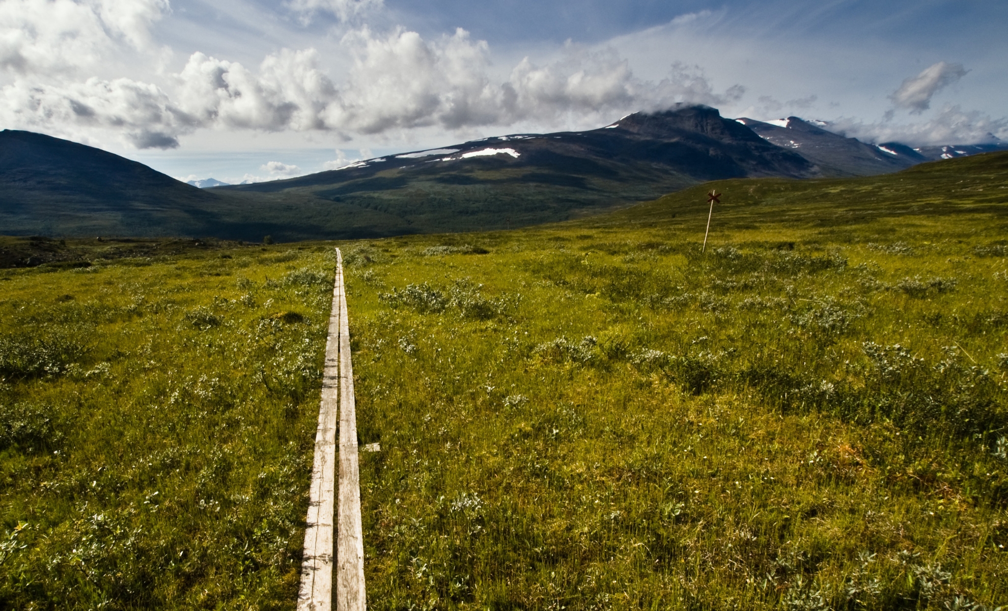 Le « sentier du roi » sur le mont Sälka à Kiruna